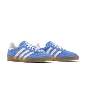 Blue Fusion Adidas Gazelles